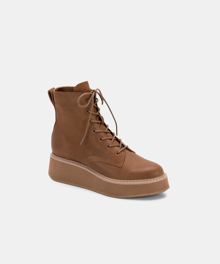 ADYSON BOOTIES IN WHISKEY NUBUCK -   Dolce Vita