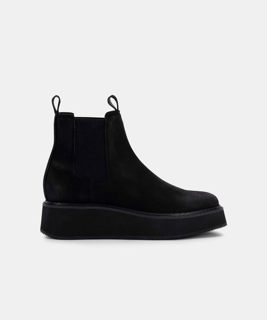 ARLETE BOOTIES IN BLACK NUBUCK -   Dolce Vita