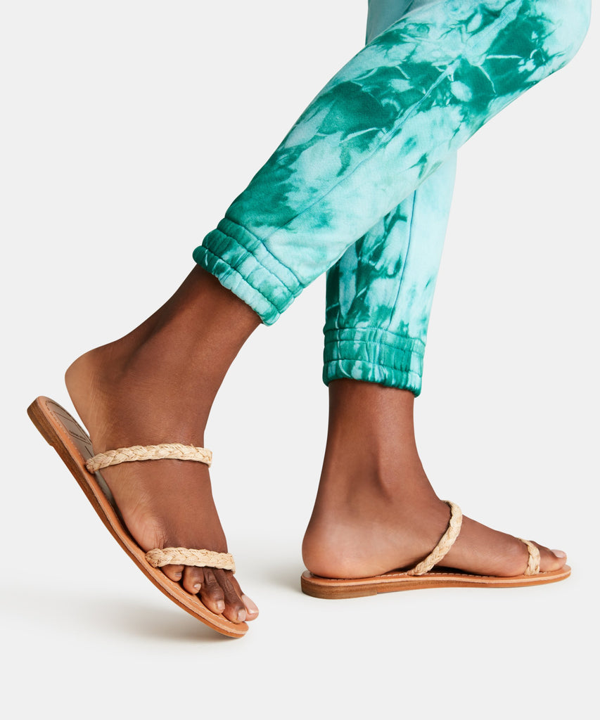 DARLA SANDALS IN LT NATURAL RAFFIA -   Dolce Vita