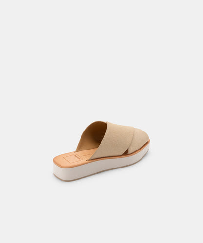 CAPRI SANDALS SAND CALF HAIR -   Dolce Vita