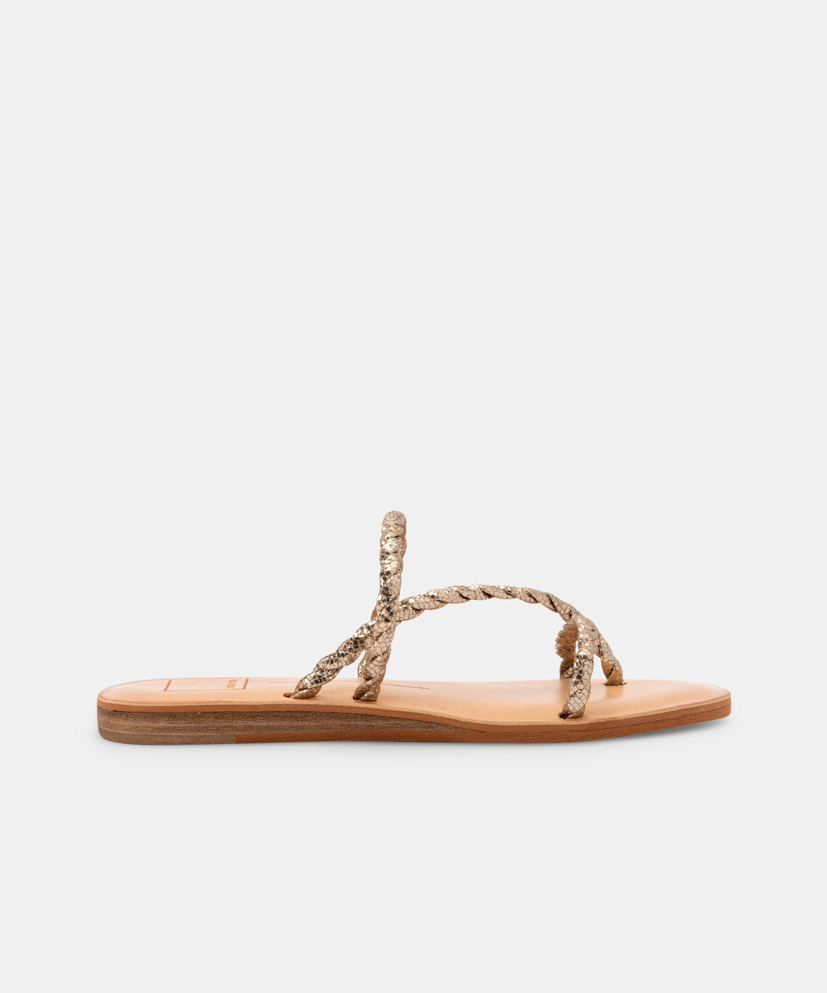 DEXLA SANDALS IN GOLD CRACKLED STELLA -   Dolce Vita