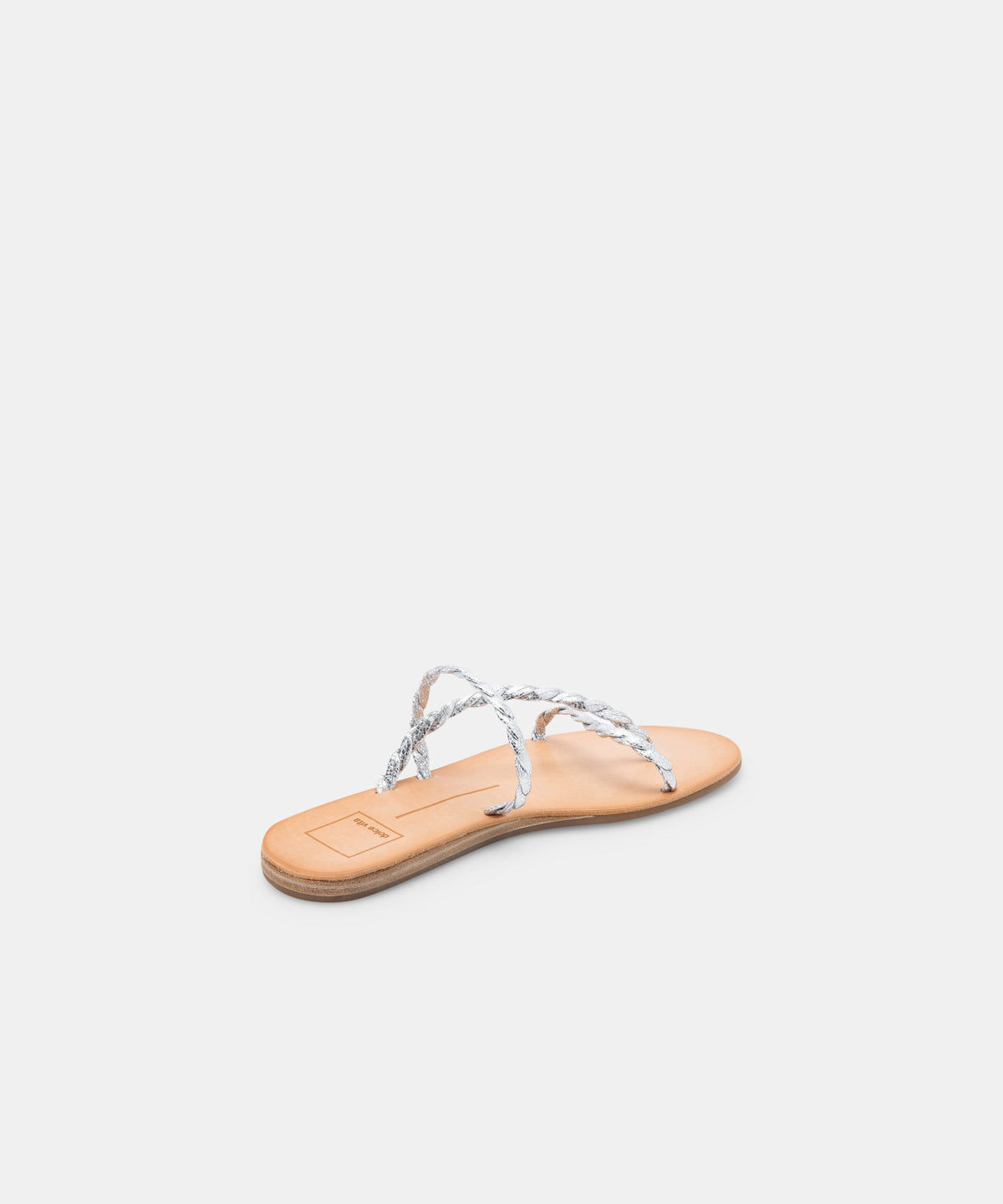 DEXLA SANDALS IN SILVER CRACKLED STELLA -   Dolce Vita
