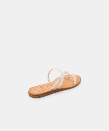 DEXLA SANDALS IN WHITE STELLA -   Dolce Vita