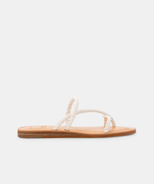 DEXLA SANDALS IN WHITE STELLA -   Dolce Vita