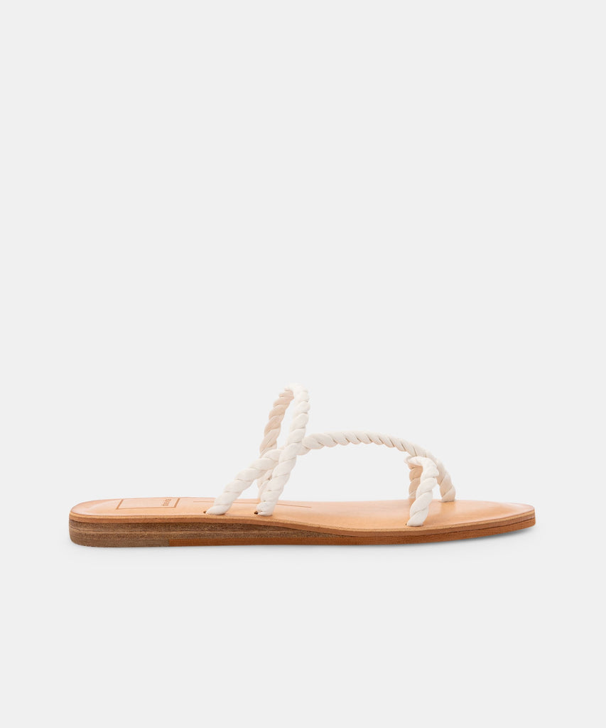 DEXLA SANDALS IN WHITE STELLA -   Dolce Vita