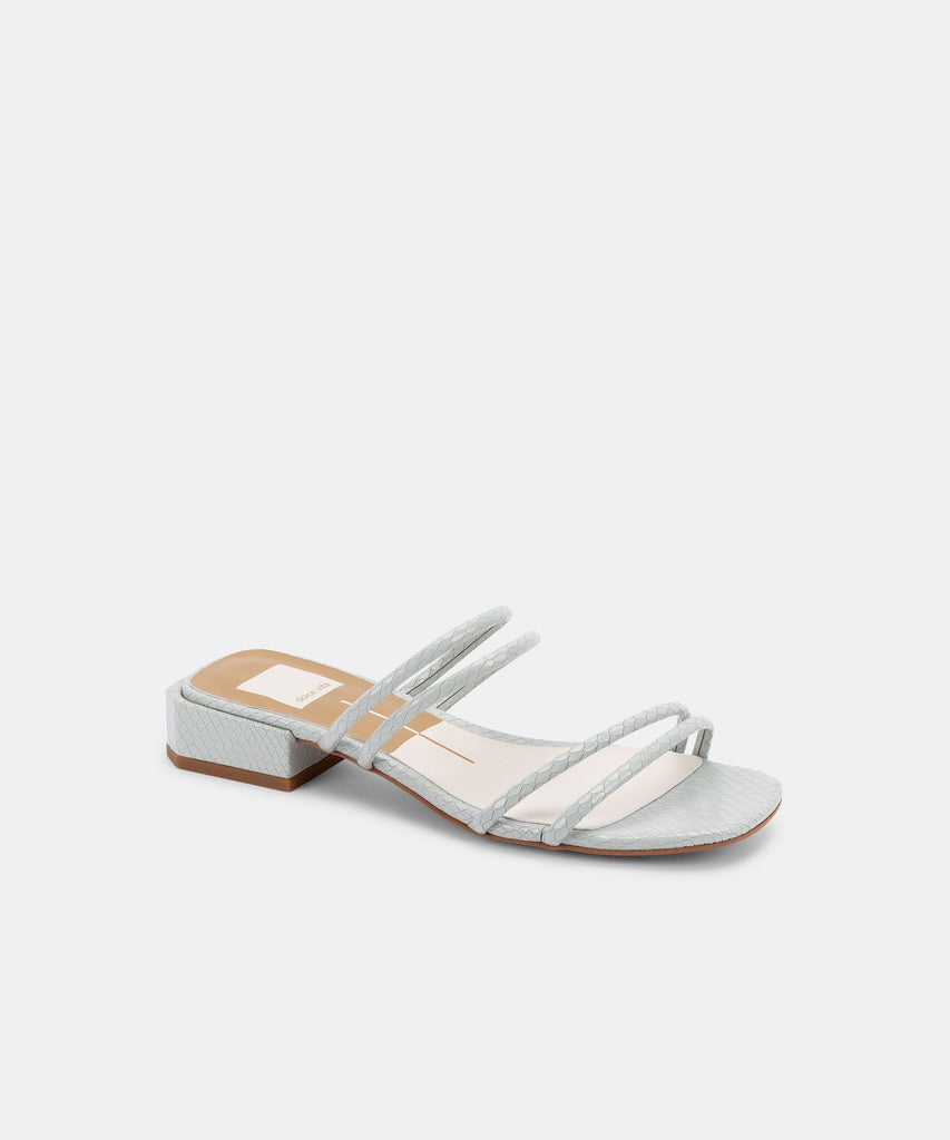 HAIZE SANDALS IN FRESCO EMBOSSED LEATHER -   Dolce Vita