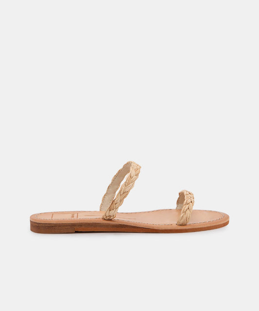 DARLA SANDALS IN LT NATURAL RAFFIA -   Dolce Vita