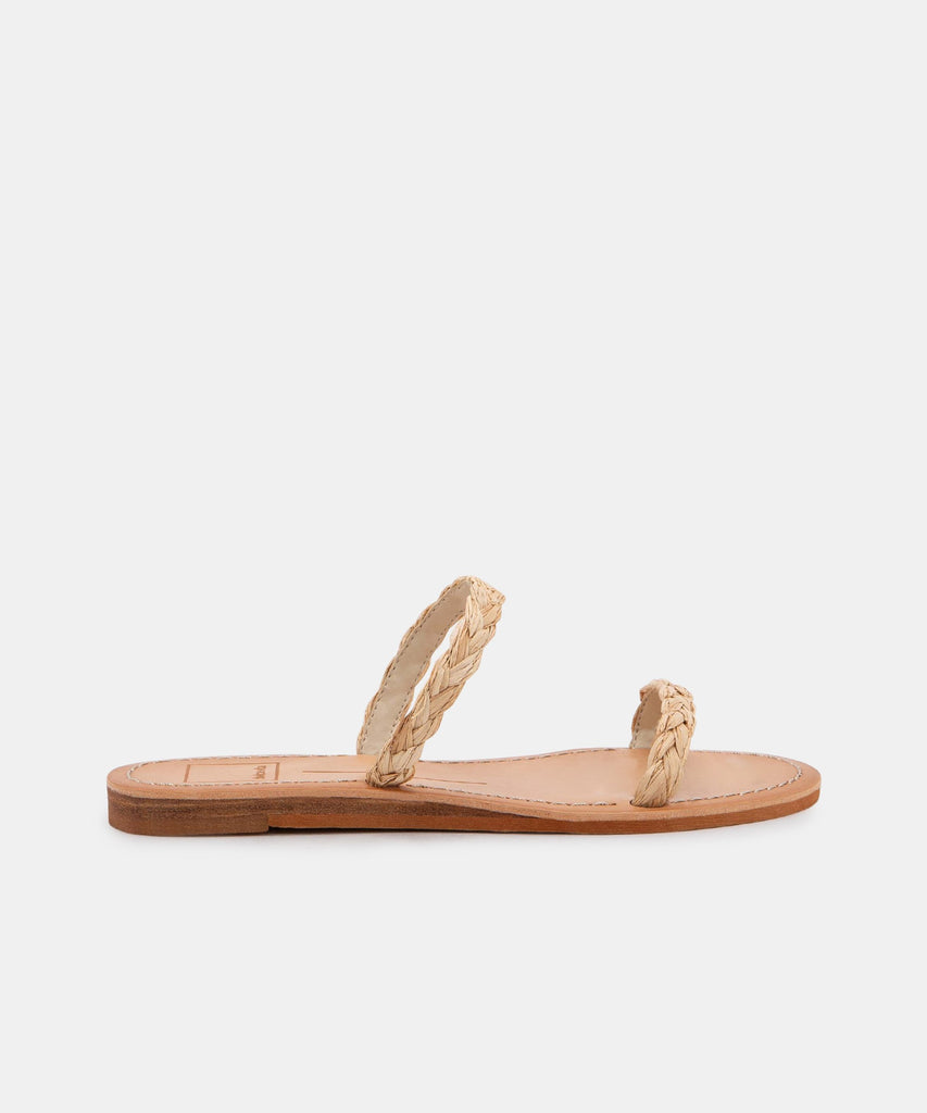 DARLA SANDALS IN LT NATURAL RAFFIA -   Dolce Vita