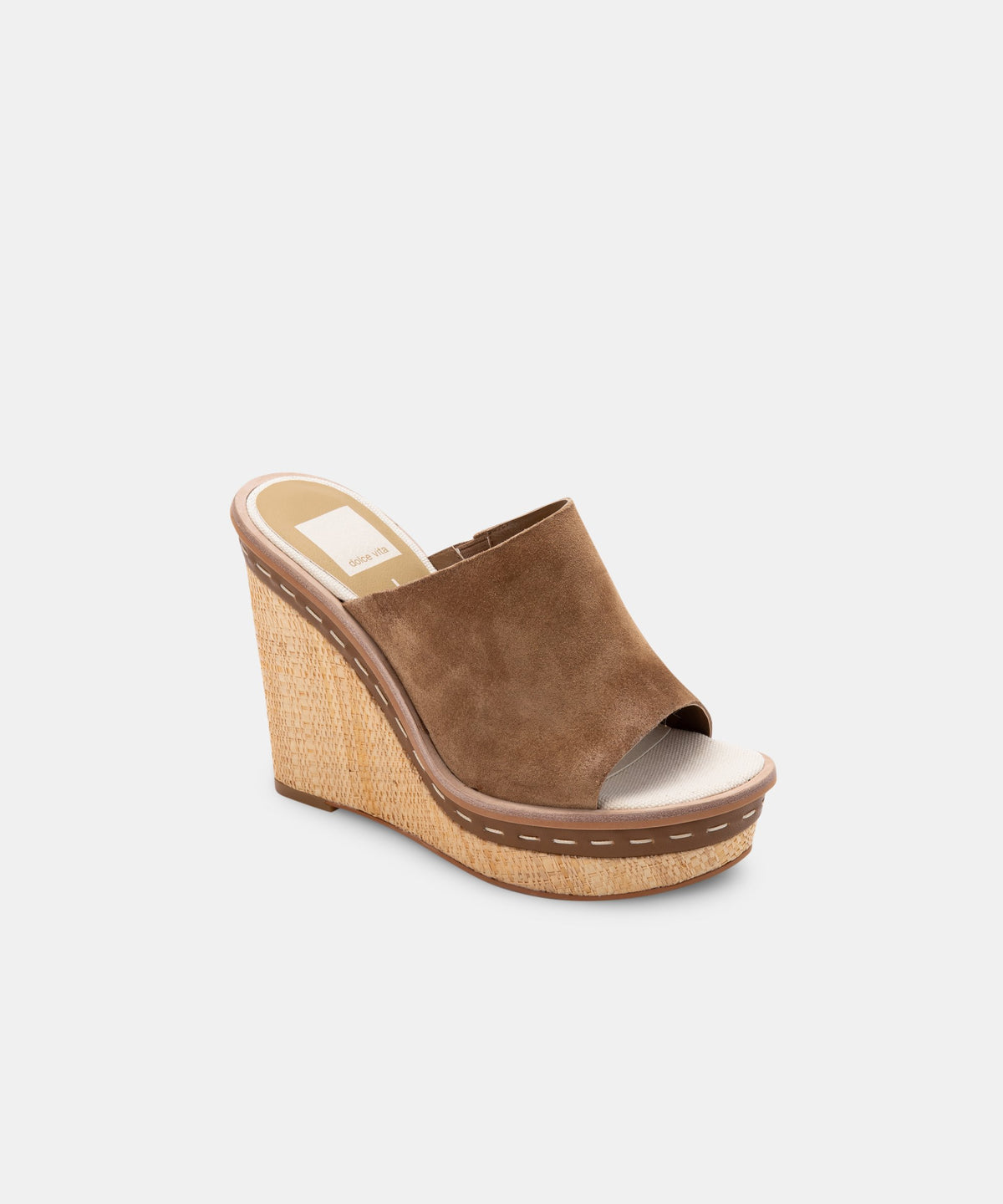 BONNY WEDGES IN DARK SADDLE SUEDE -   Dolce Vita